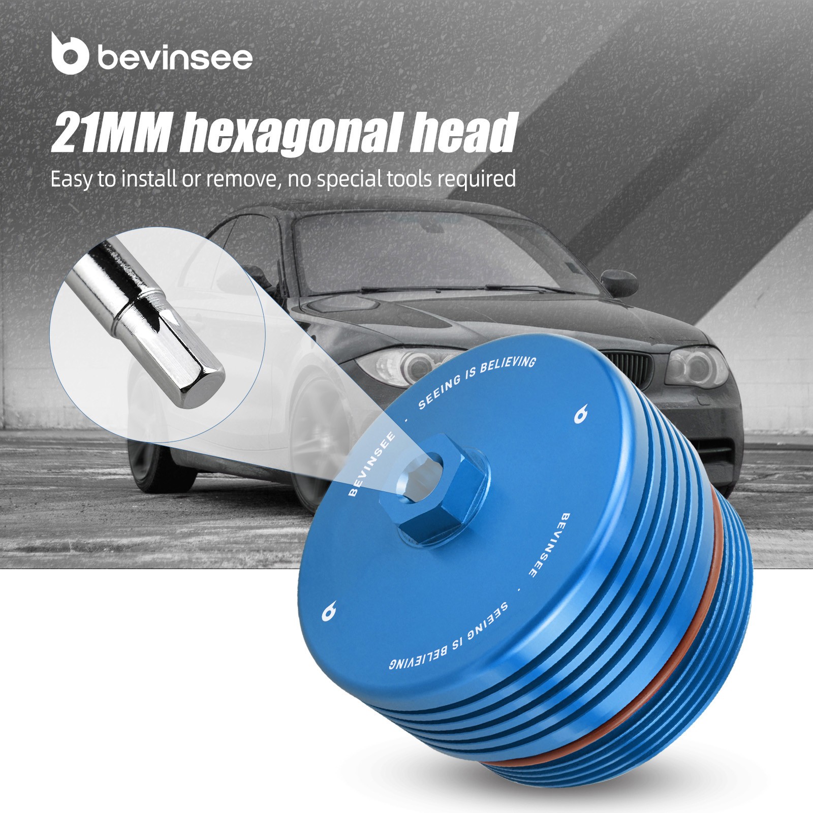 Set of 7 Engine Cap Package Blue For BMW E8X E9X N20 N26 N51 N52 N54 N55