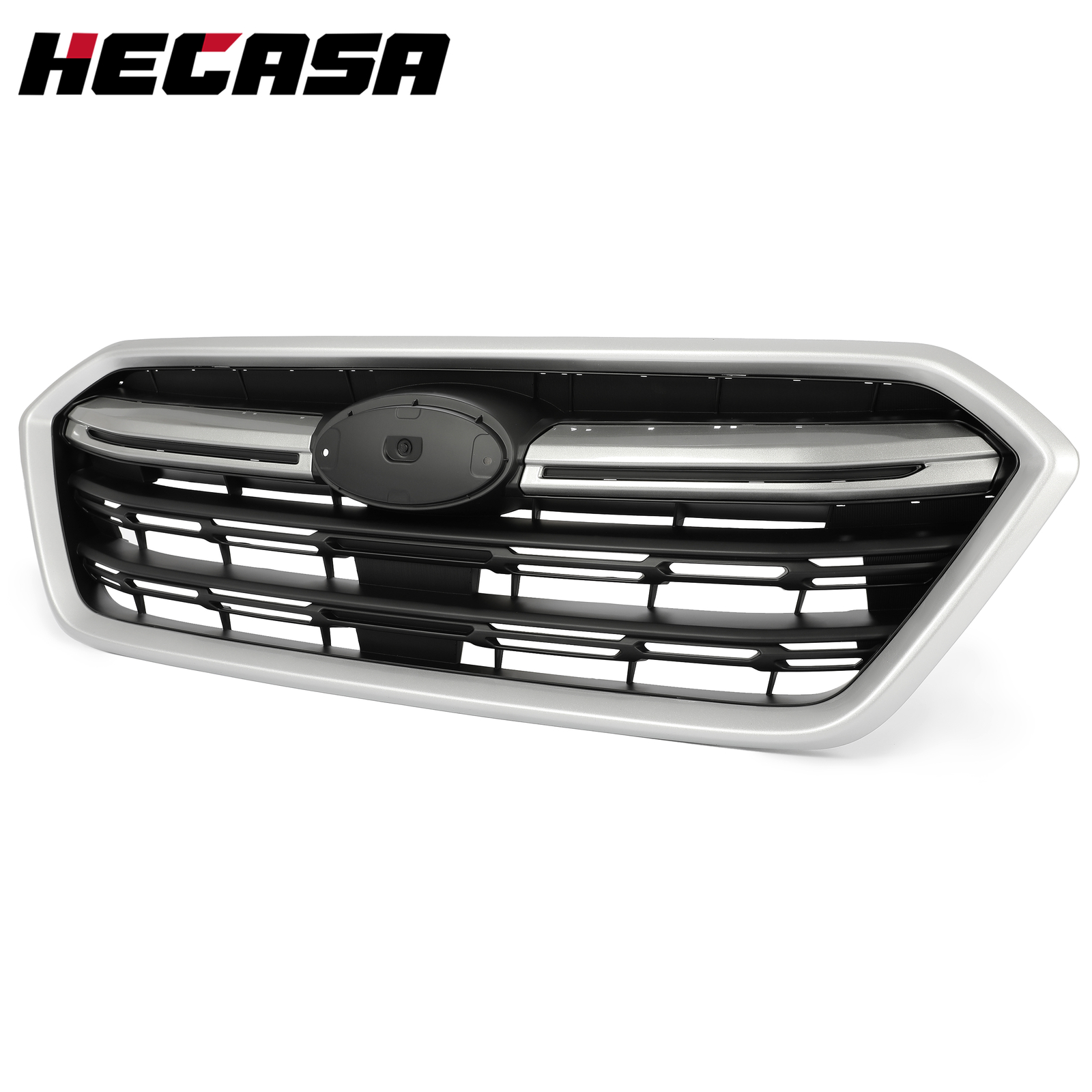 Front Upper Grille Black Painted Replacement For Subaru Outback 18-19 SU1200172