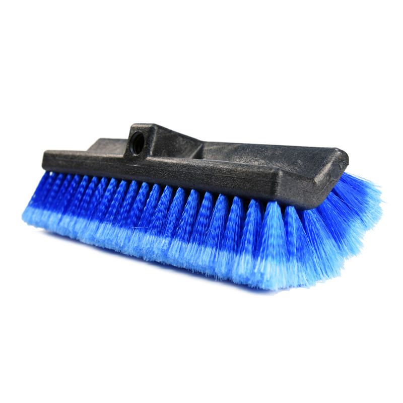 CarCarez RV Flow-Through Wash Brush with Adjustable Long Handle,Blue