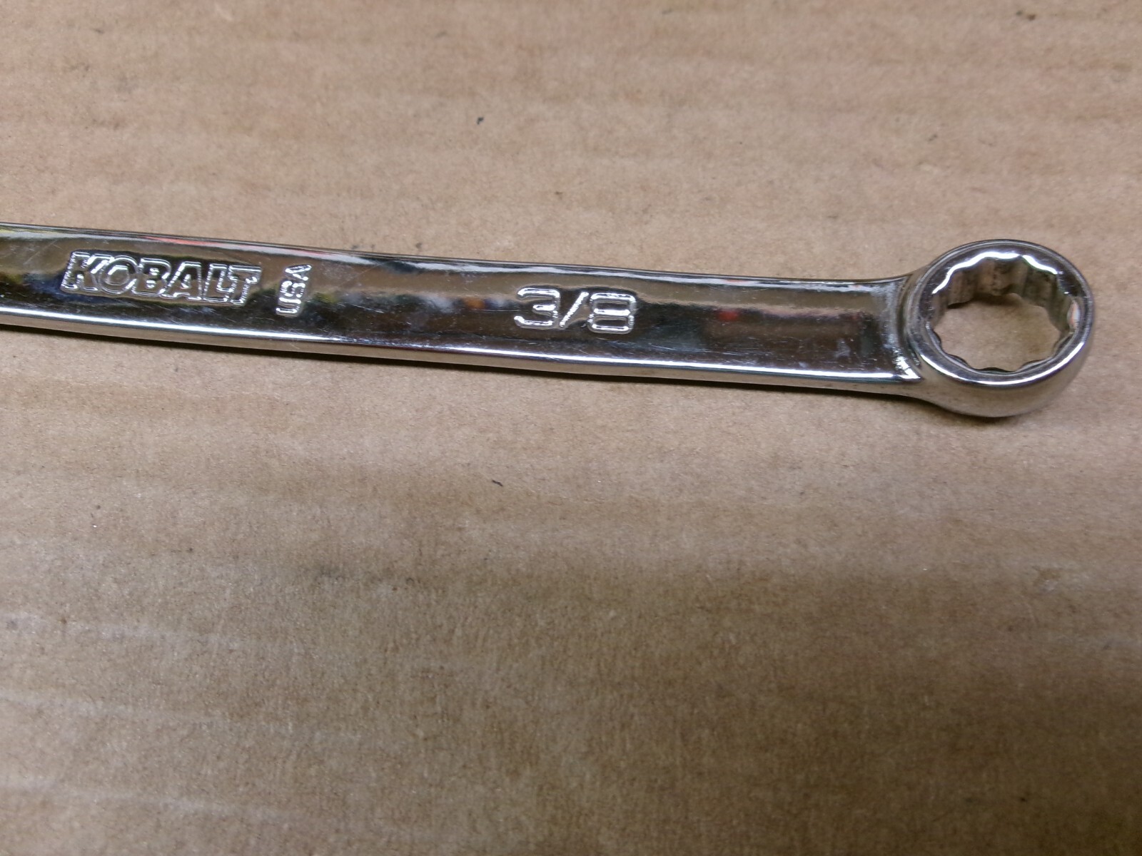 First Generation Kobalt USA 3/8″ 12-Point Combination Wrench No 01102