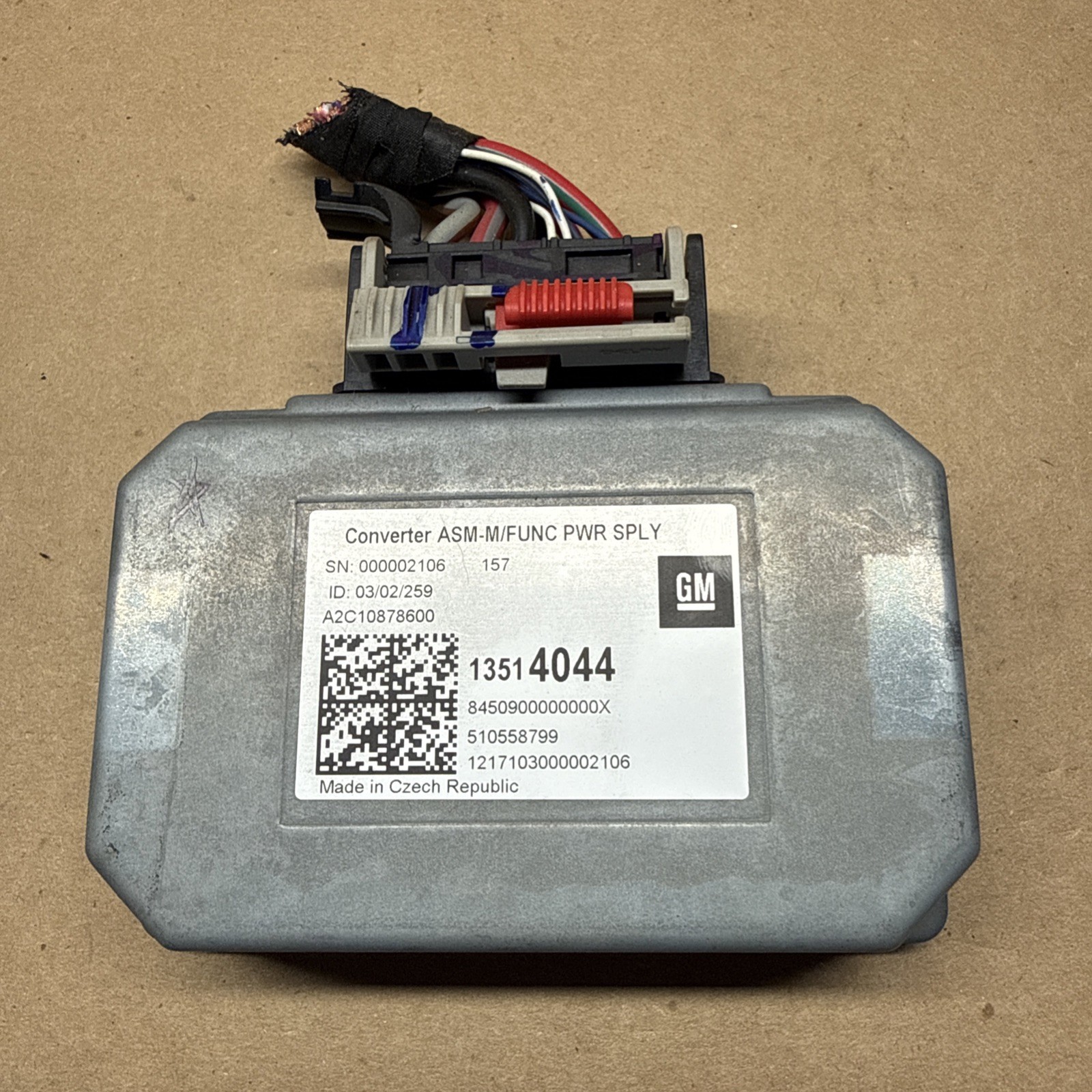 GMC/CHEVROLET Power Supply AC/DC Converter Control Module 13510484 OEM