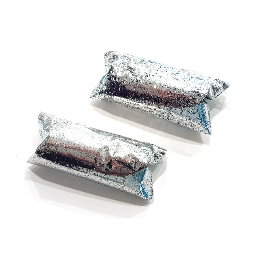 Chrome Silver Metal Flake 2 Pack – 2oz .015″ & 2oz .025″ – Medium & Large Cut