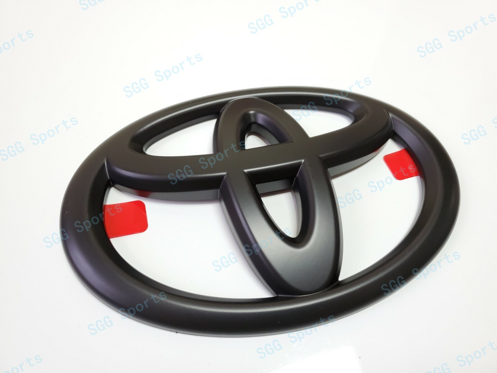1PC Matte Black Toyota Logo OVERLAY emblem for Sienna Highlander Land Cruiser