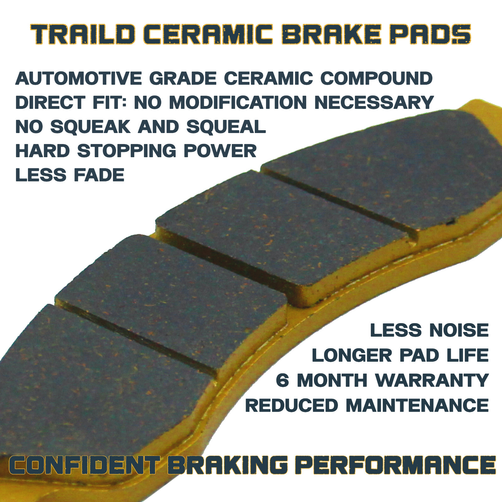 Can-Am Maverick X3/MAX/Sport/Trail 2017-2024 Front & Rear Ceramic Brake Pad Set