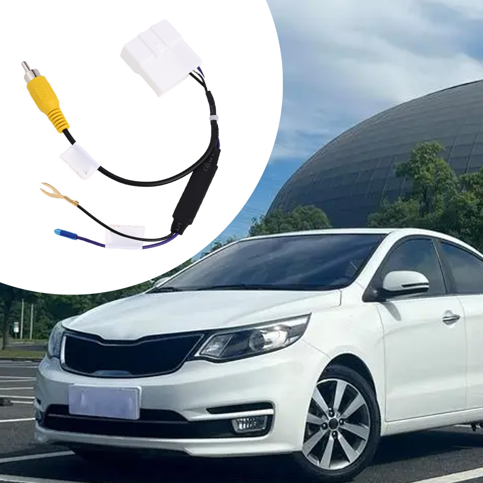 Easy to Use Rear Camera Adapter Cable for KIA Quick Installation Lightweight