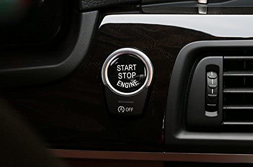 Black Engine Start Stop Push Button Cover Trim For BMW F20 F23 F30 F32 F10 F12