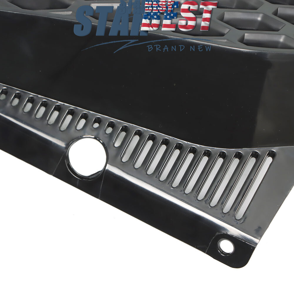 Gloss Black Front Upper Grille Grill Honeycomb Fit For 2011-2017 Toyota Sienna
