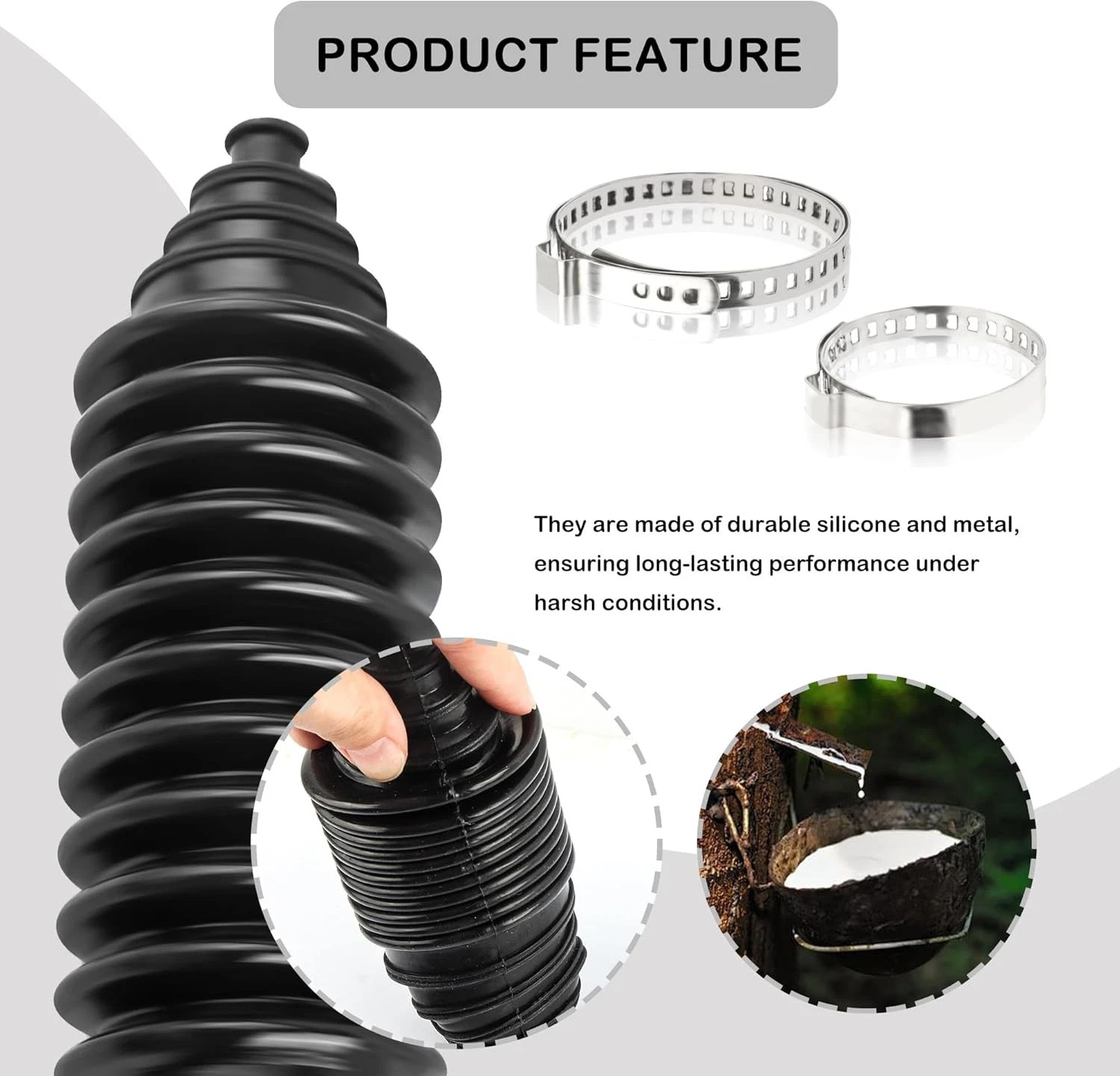 Steering Rack Pinion Boot Kit Inner Tie Rod Bellow Customized For Dodge Vehicles