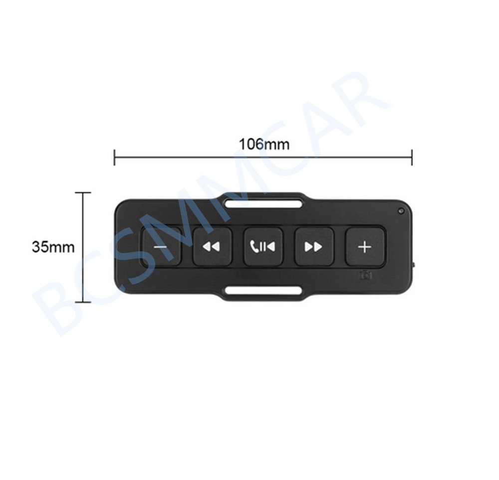 Wireless Bluetooth 5.0 Media Button Remote Controller For Car Motorcycle Outdoor