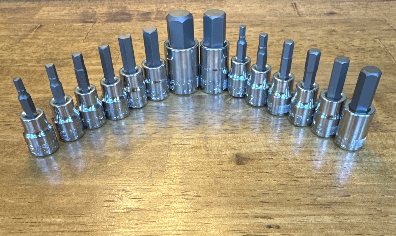Craftsman 14 Piece SAE / Metric Hex Allen Key Socket Set