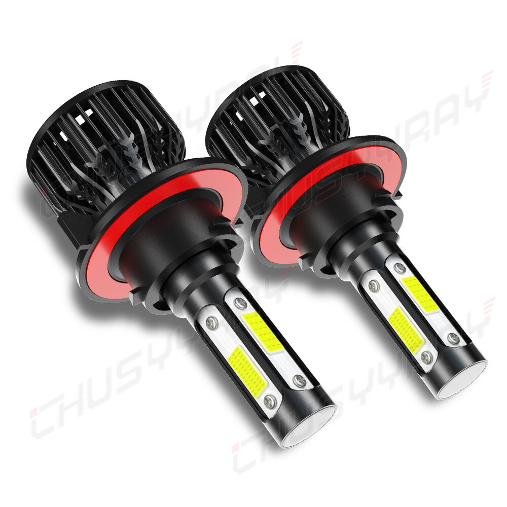 2X H13 9008 LED Headlight Super Bright Bulbs Kit 420000LM White Hi-Lo Beam 6000K
