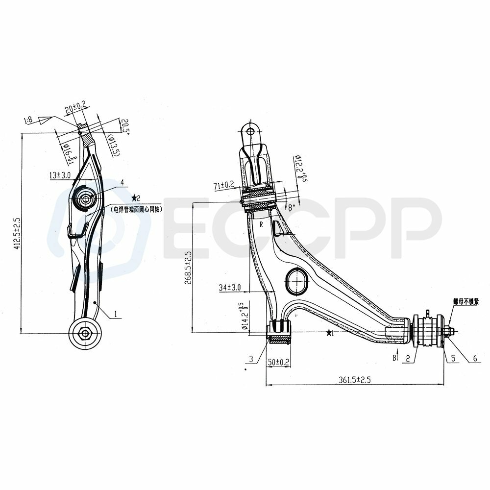 Complete 12Pcs Front Upper Control Arms Suspension Kit For Honda CR-V 1997-2001