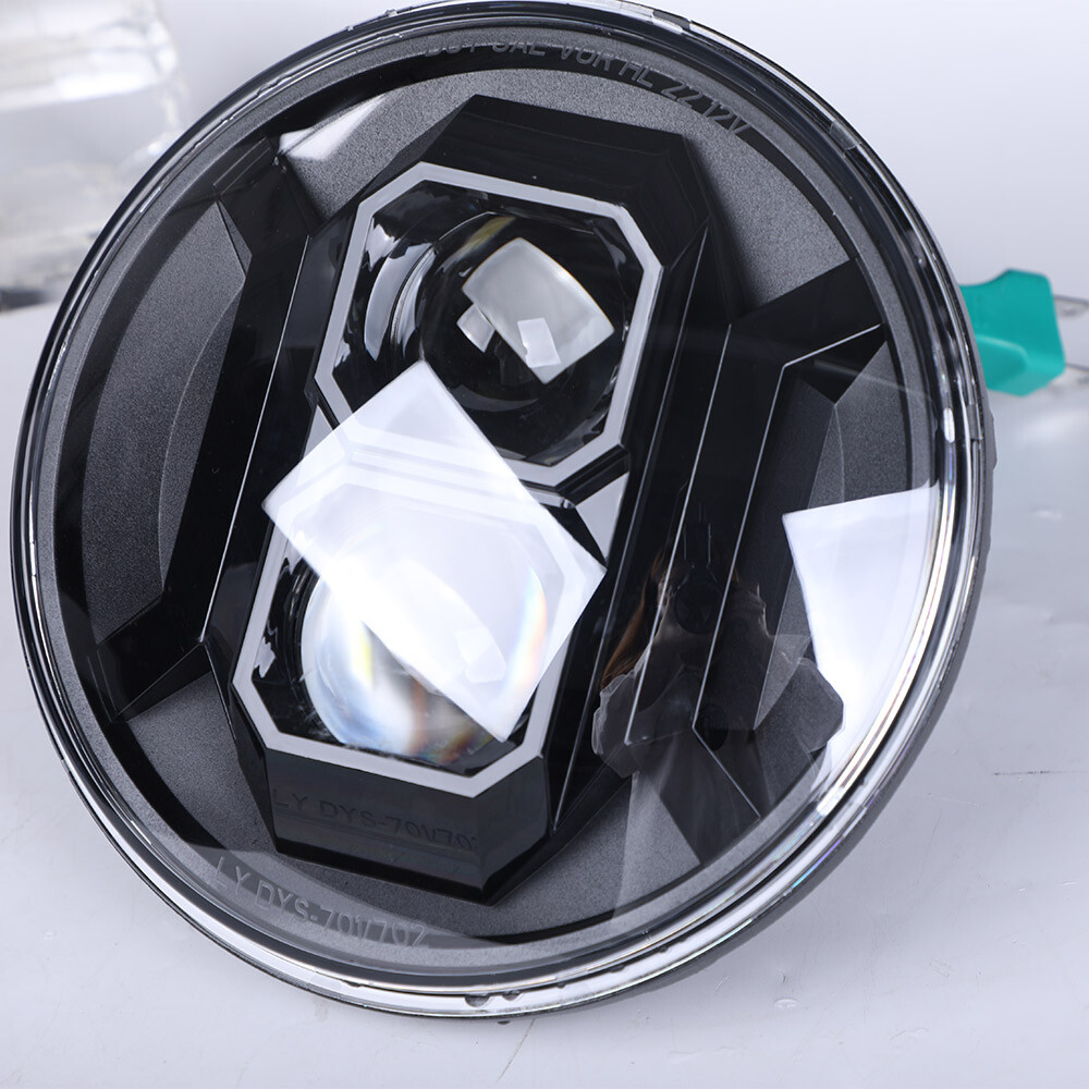2x DOT 7″inch Round LED Headlights High&Low Beam For Chevy C10 C20 Pickup Truck