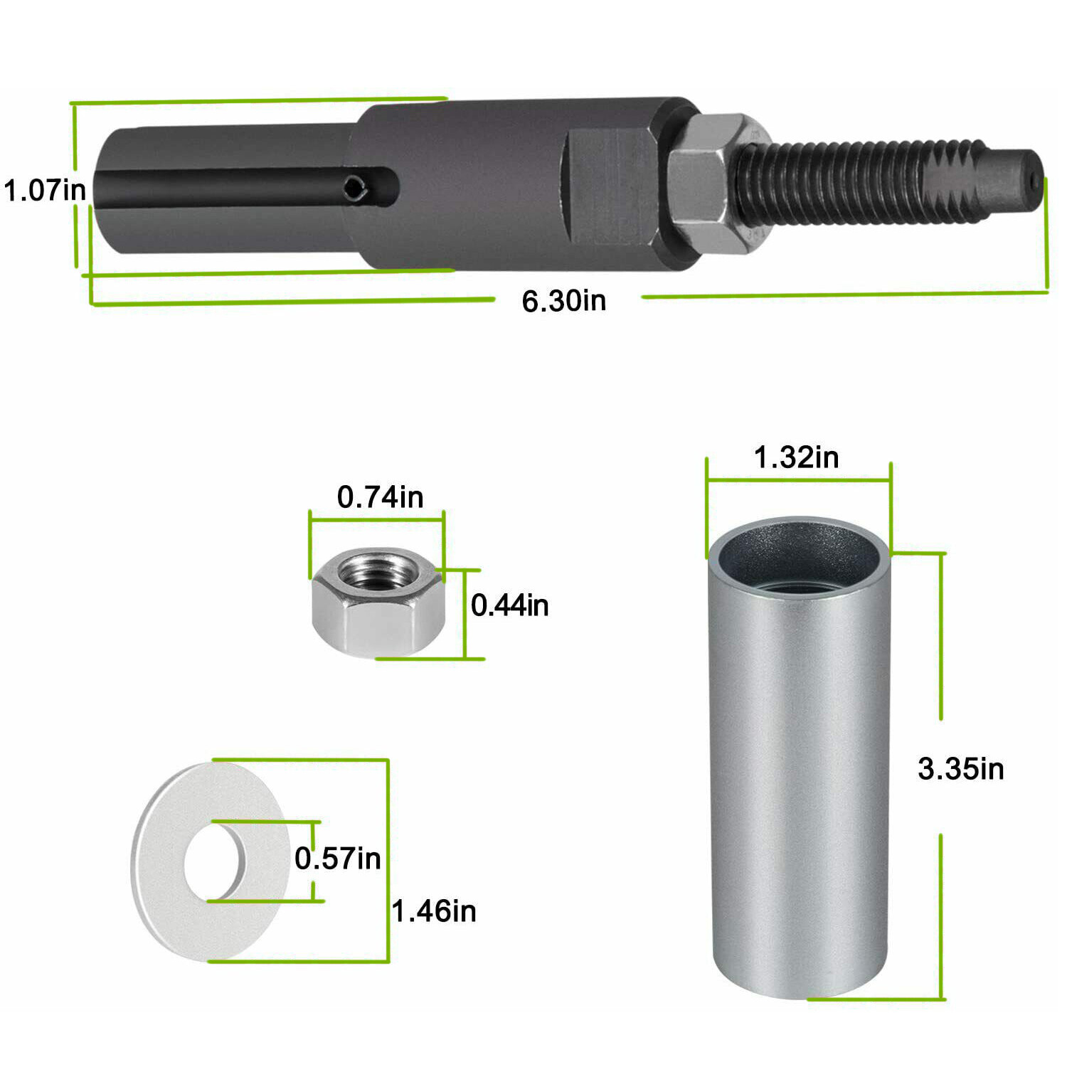 Injector Tube/Cup Installer/Remover for GM 6.6L Duramax Diesel 2001 to 2025