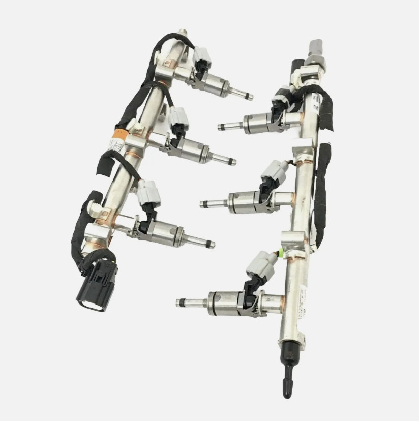 Ford 3.5L 3.5 Turbo EcoBoost Fuel Injector Rail Assembly & Injector 6 Set OEM