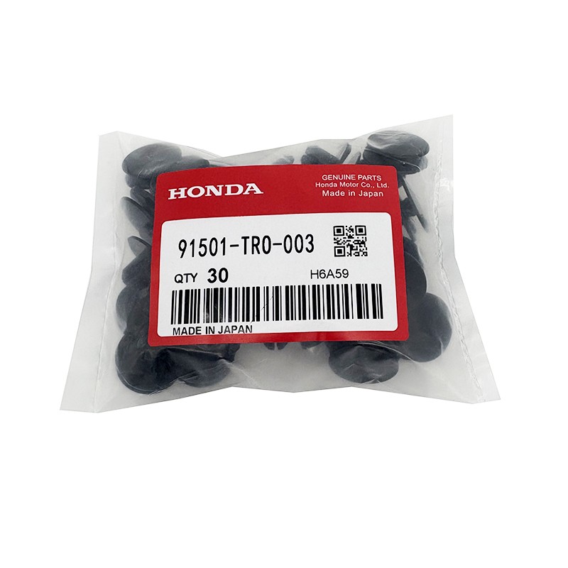 NEW OEM 30Pcs Fender Push Type Retainer Clips For Honda Acura 91501-TR0-003 US