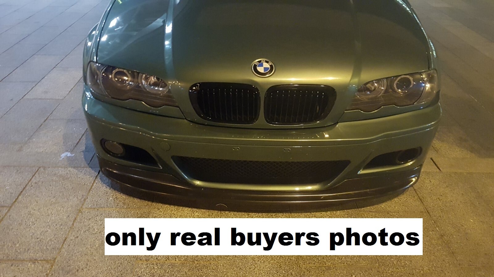 bmw E46 CSL Front lip spoiler M3 bumper Splitter BEST FIT csl spoiler