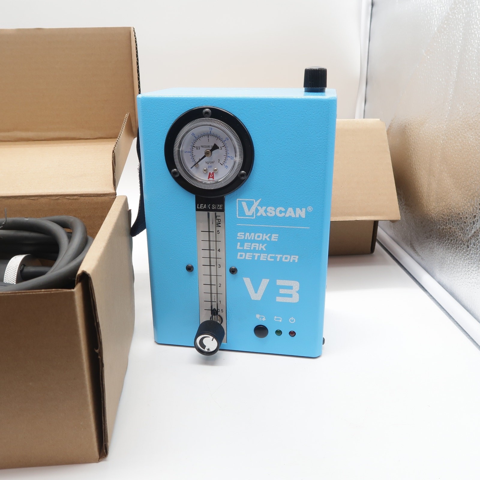 VXSCAN V3 Automotive EVAP Smoke Machine Vacuum Leak Detector Tester Fuel Pipe