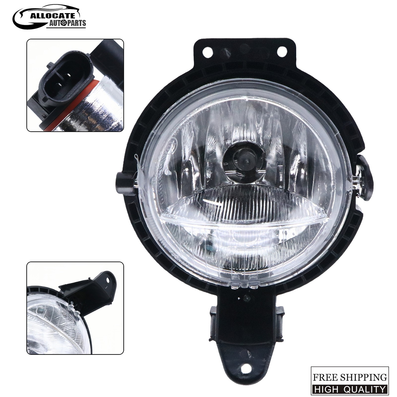 Front Left+Right Side Fog Light Lamp W/Bulb for Mini Cooper R55 R56 R58 R59 R60