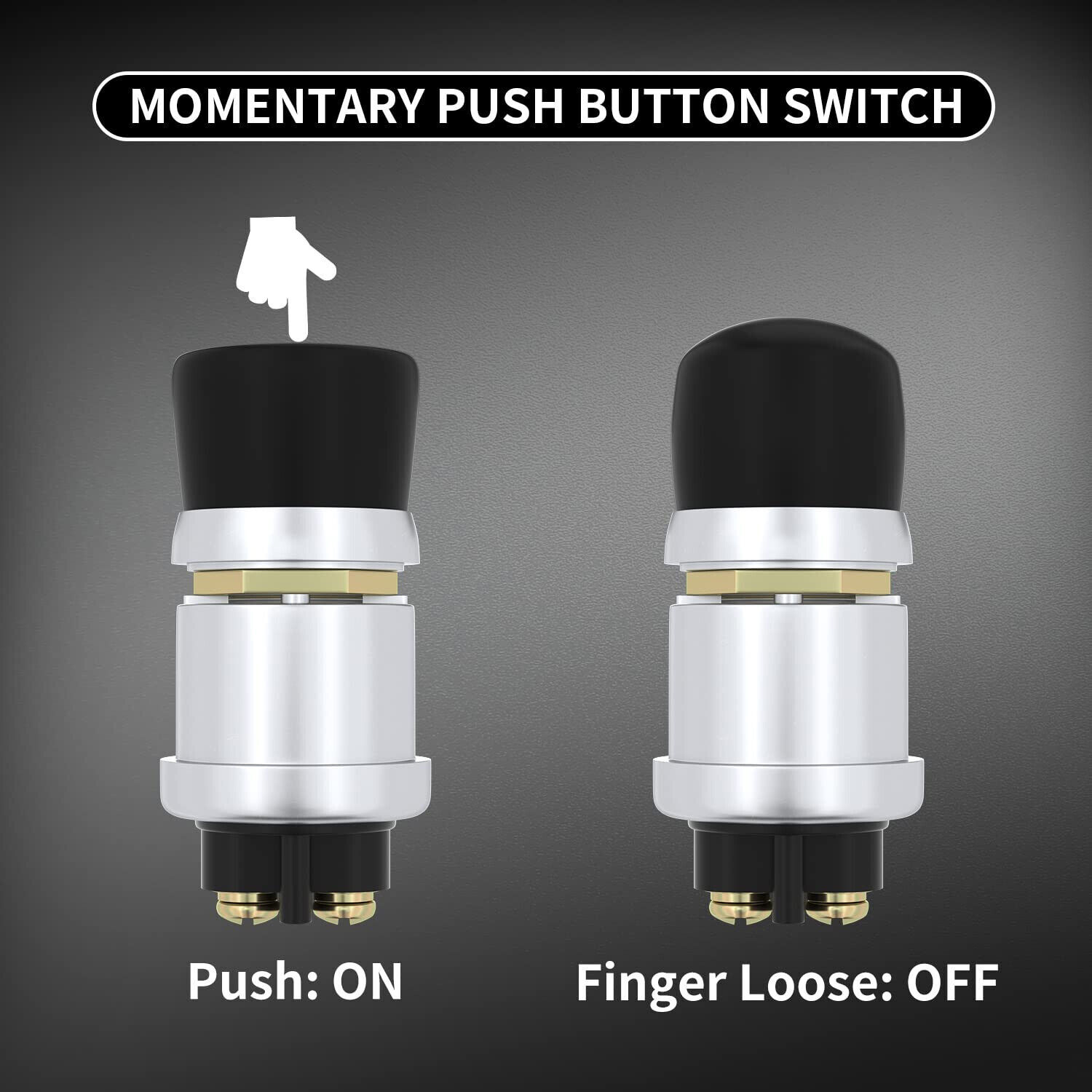 Heavy Duty 12V Push Button On/Off Tractor Engine Ignition Starter Switch JK260