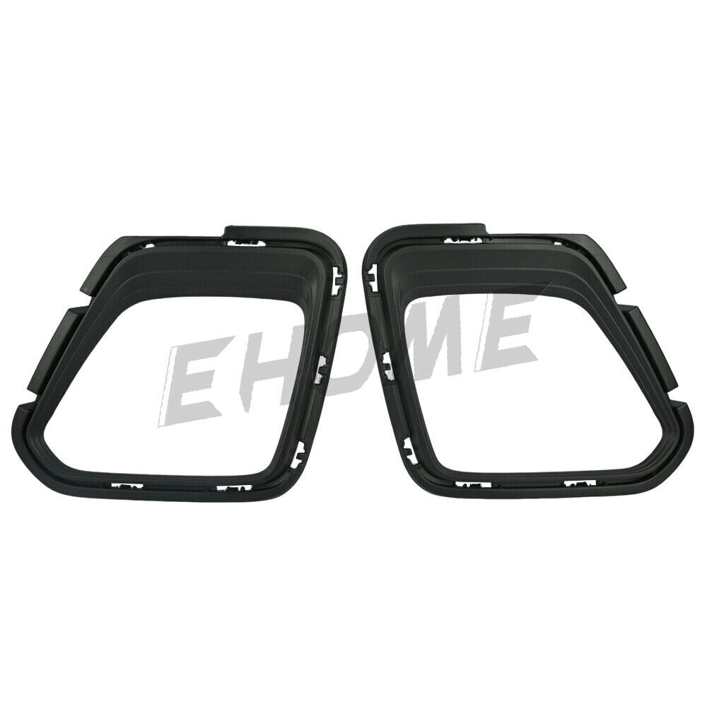 Left + Right Front Bumper Lamp Moldings Set of 2pcs For Kia Soul 2020-2022