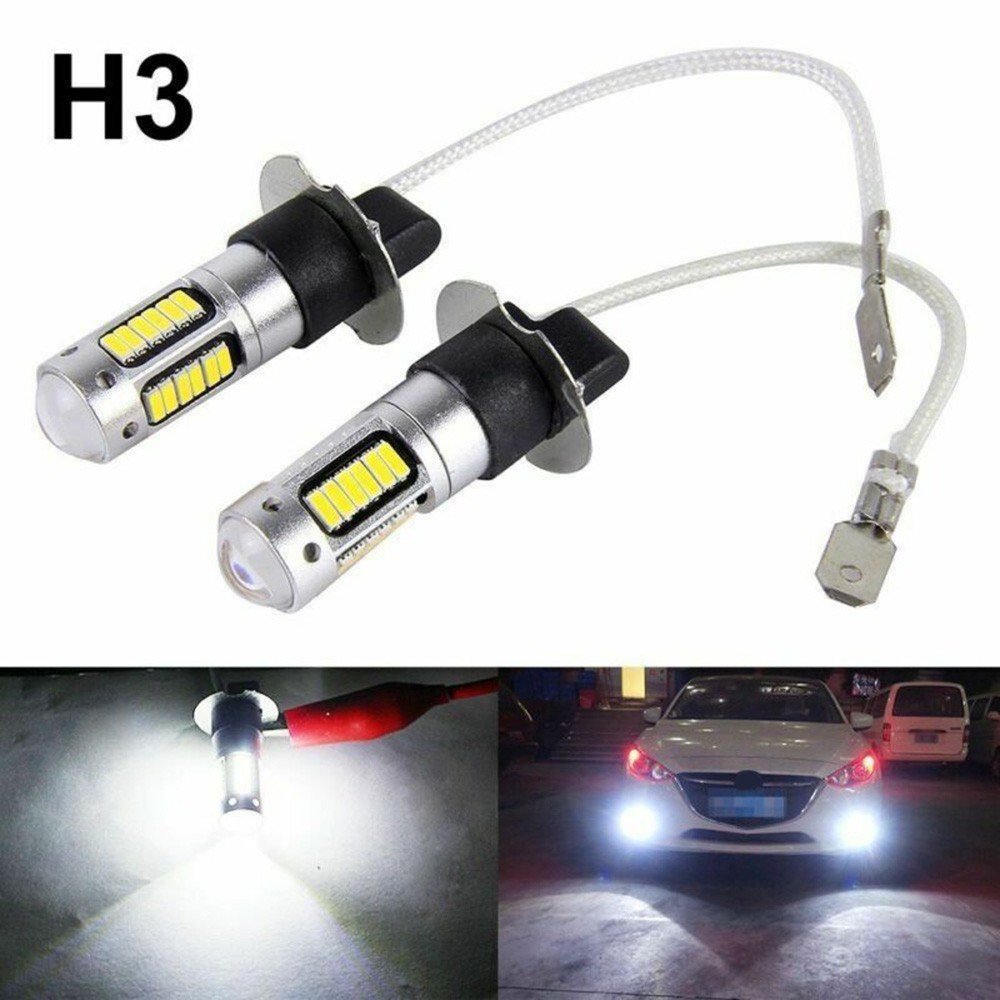 1800LM Fog Light DC 12V-24V Accessory Parts Replacement 1Pair LED Bulbs New