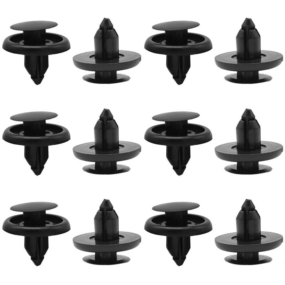 50Pcs Engine Splash Shield Fender Bumper Screw Clips Rivet Fastener For Toyota