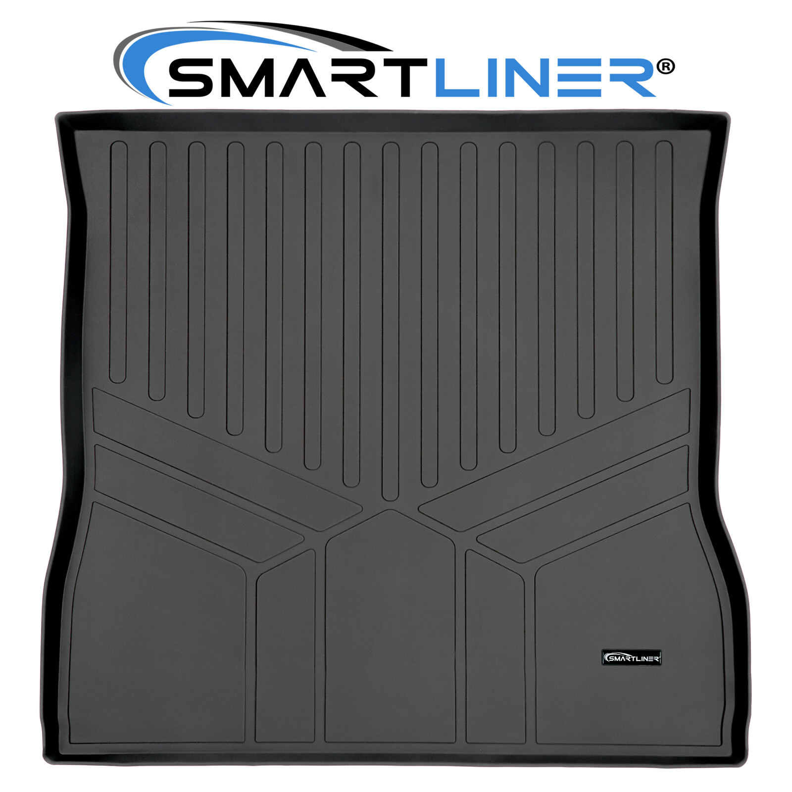 SMARTLINER Custom Fit Cargo Liner Black for 2008-2021 Toyota Sequoia