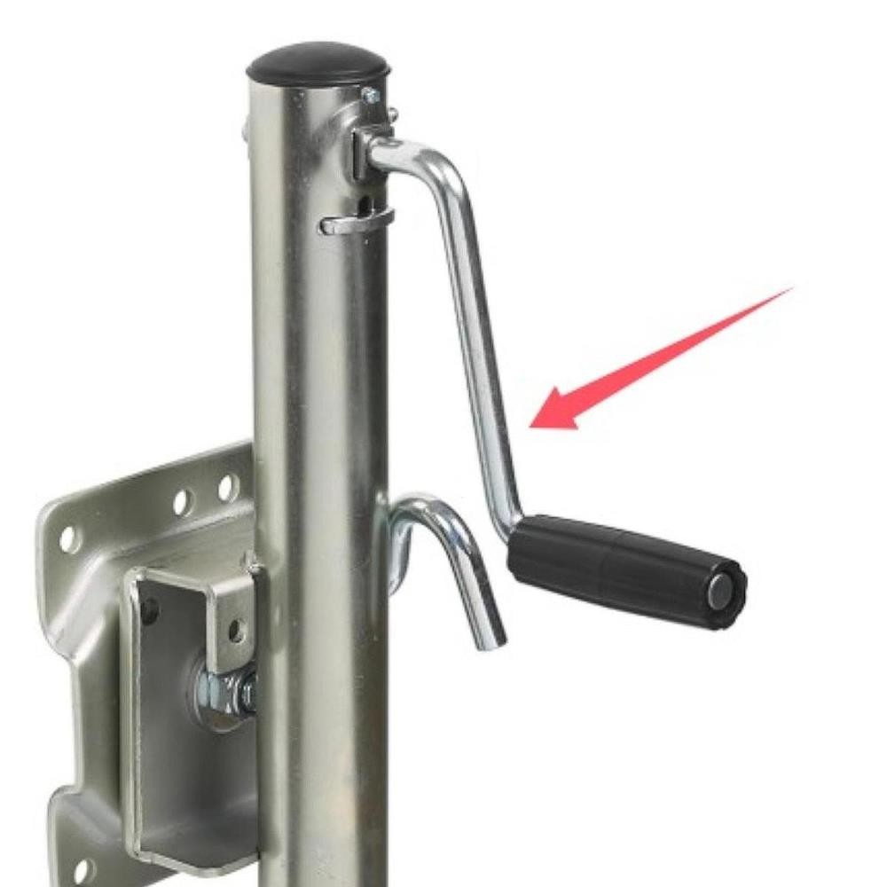 Trailer Jack Crank Handle Sturdy Replace Portable Efficient Easy to Install NEW