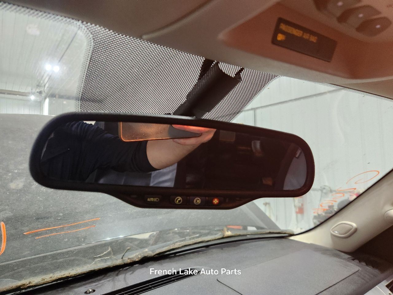 Rear View Mirror With Automatic High Beam Opt TQ5 Fits 09-14 ESCALADE 1378724