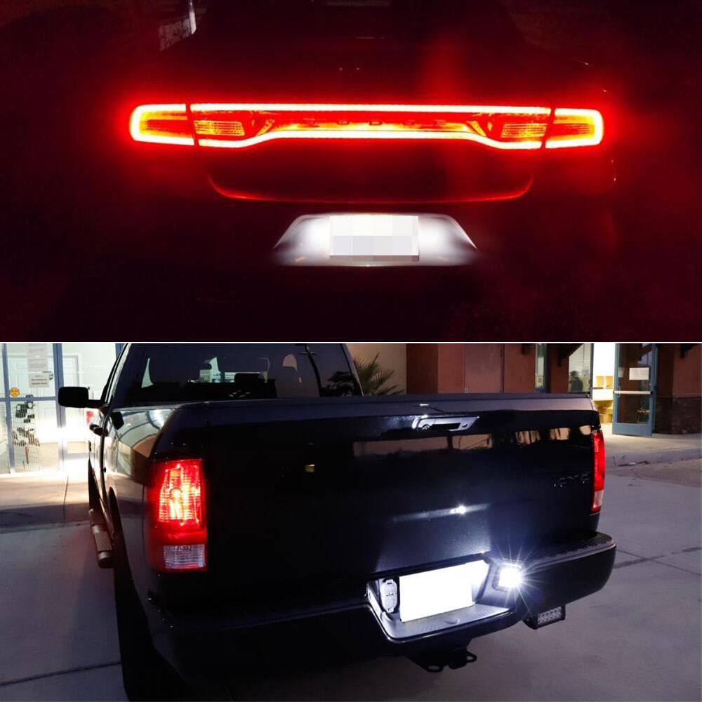 For 2017-2021 Jeep Compass LED License Plate Light White 6500K WaterProof OXILAM