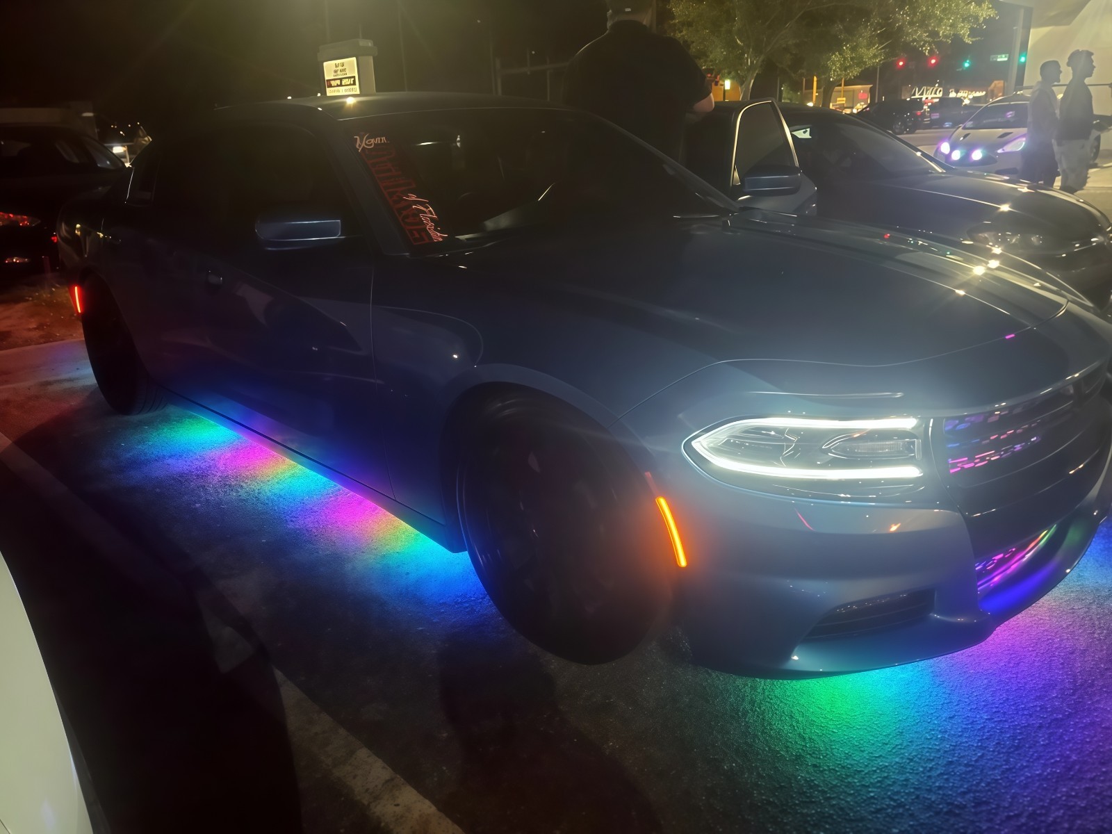 Blackout Tinted 16PCS 4FT APP+Remote IP65 CHASING Strips Light Polaris Slingshot