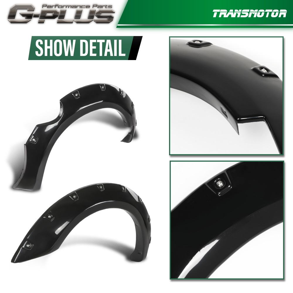 Fender Flares Pocket Rivet Style Smooth Fit For Nissan Frontier 06-20 5′ Bed