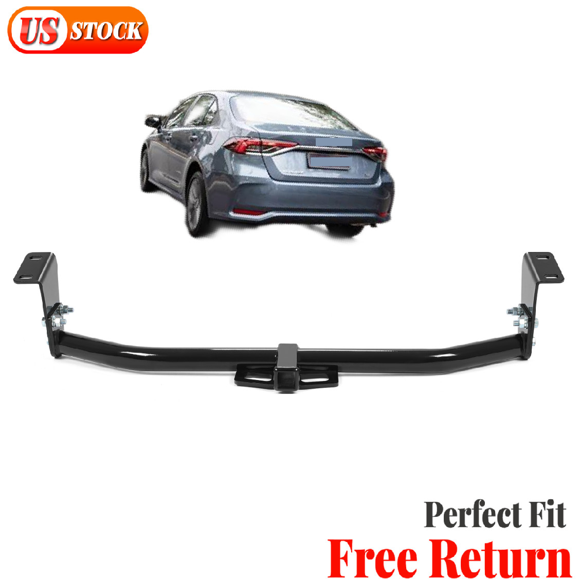 Trailer Hitch Fits For Toyota Corolla 2003-2019 1-1/4” Hitch Receiver