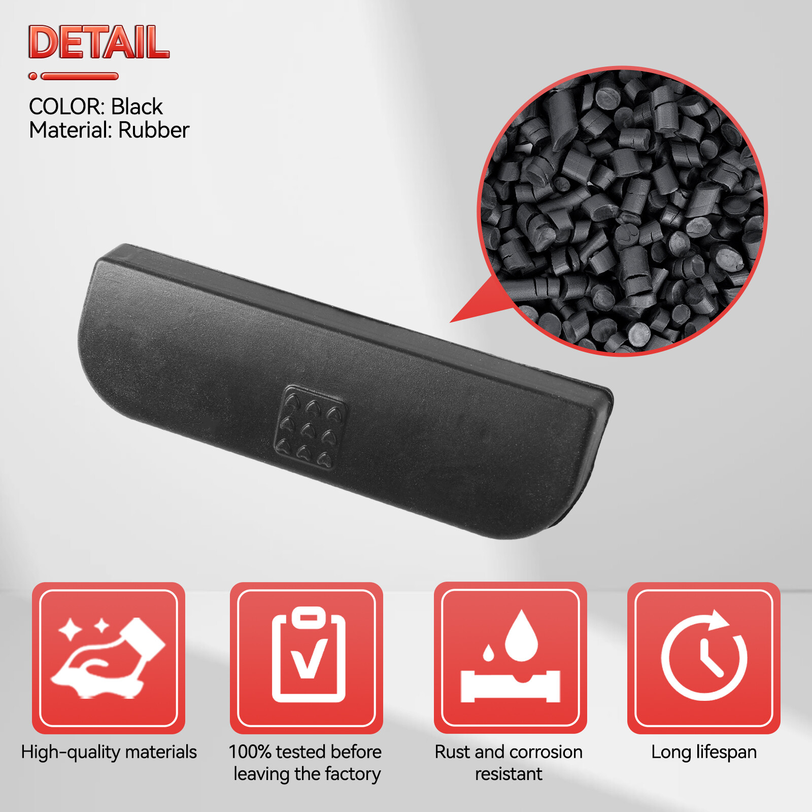 Tailgate Trunk Handle Rubber Switch Cap For Mini R50 R53 R56 R57 R58 R59 Cooper