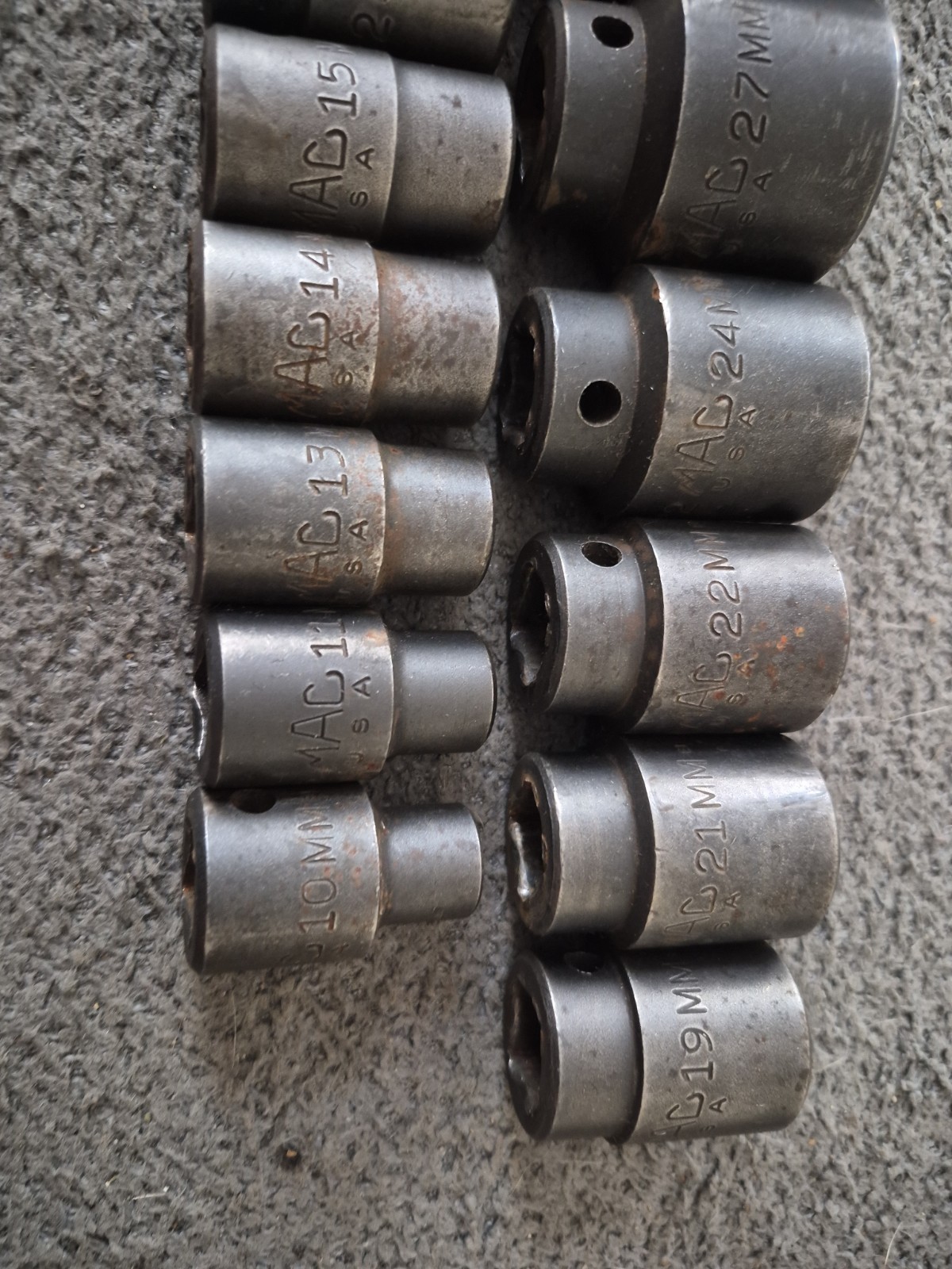 MAC Tools 1/2″ Drive 13 Pc 12 Pt Impact Socket Set VP- SERIES MM (A)