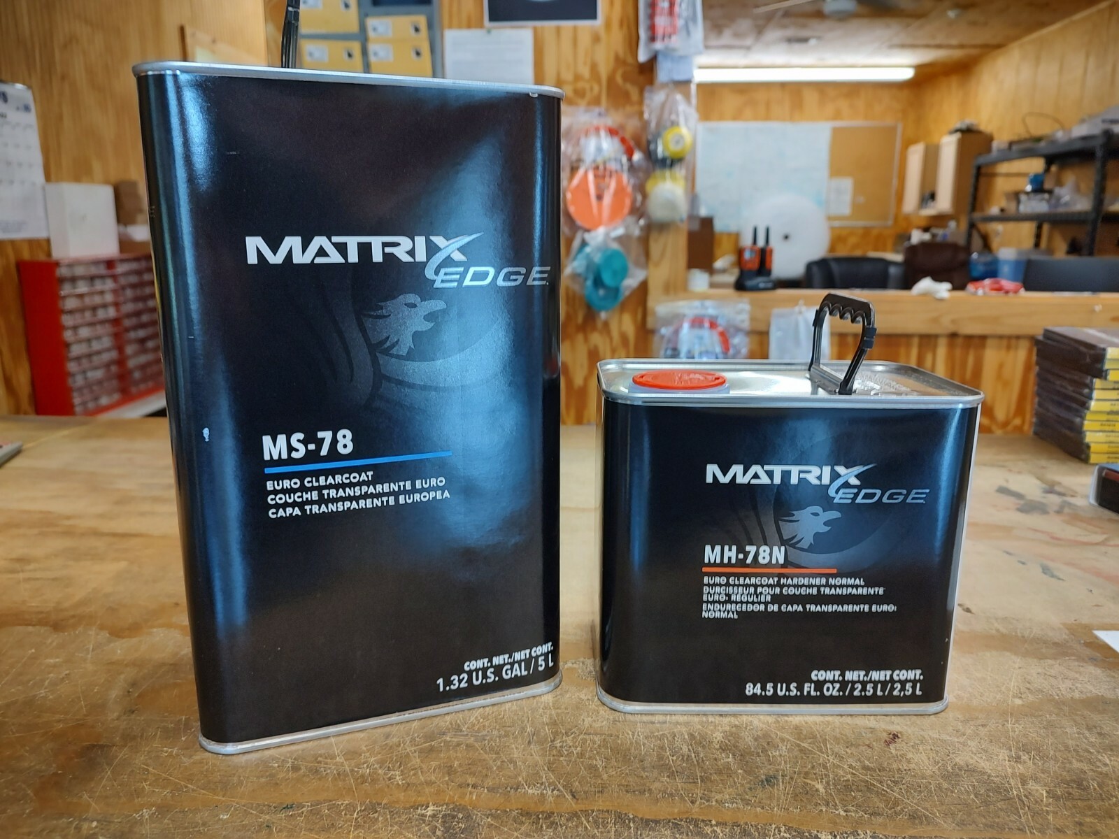 Matrix MS-78 Euro clear coat kit 7.5L. Normal or Slow Activator