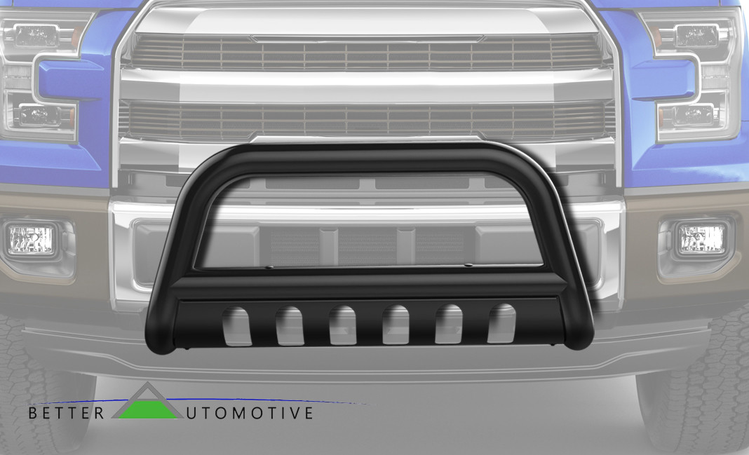 3″ Black Bull Bar for 2017-2023 Honda Ridgeline Front Bumper Brush Grille Guard