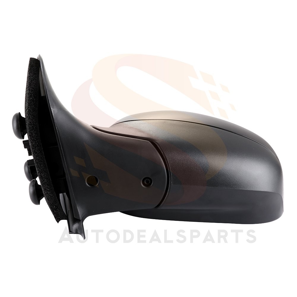 View Mirror Compatible With 1997-2004 Ford F-150 Driver Side Manual Fold Black