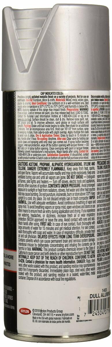 Krylon Metallic Paintull Aluminum