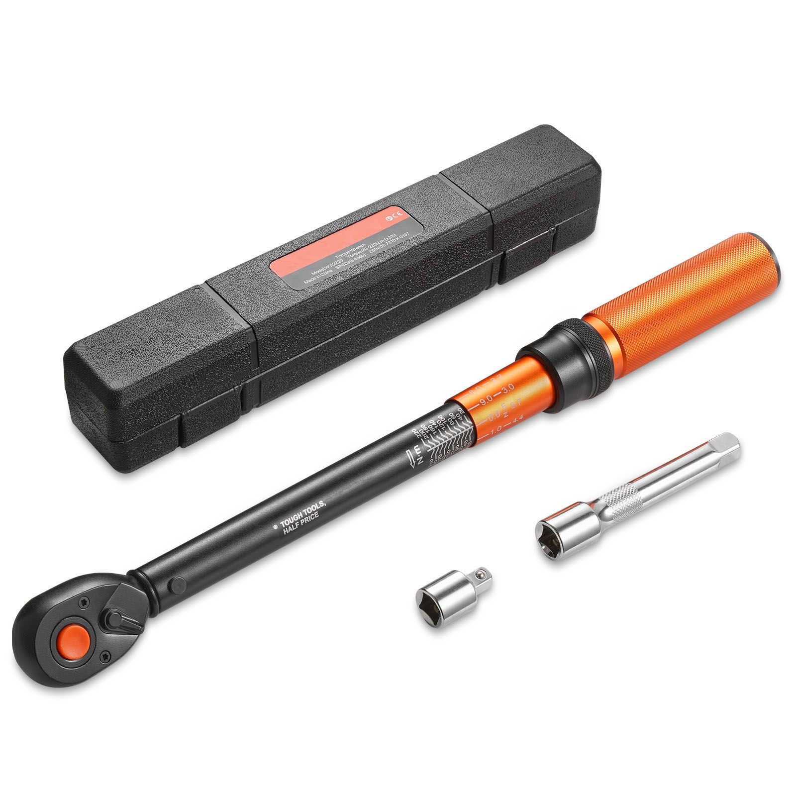 1/2 Drive Click Torque Wrench 20-220 Nm ±3% Set
