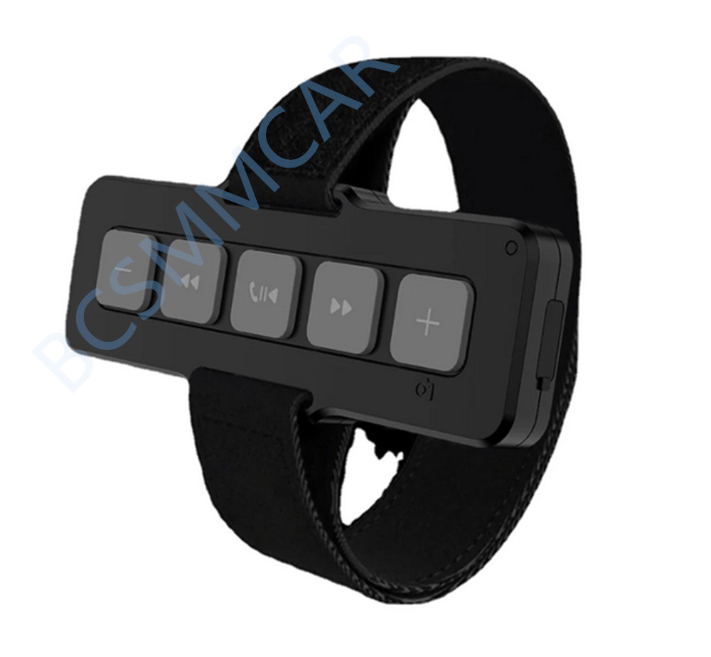 Wireless Bluetooth 5.0 Media Button Remote Controller For Car Motorcycle Outdoor