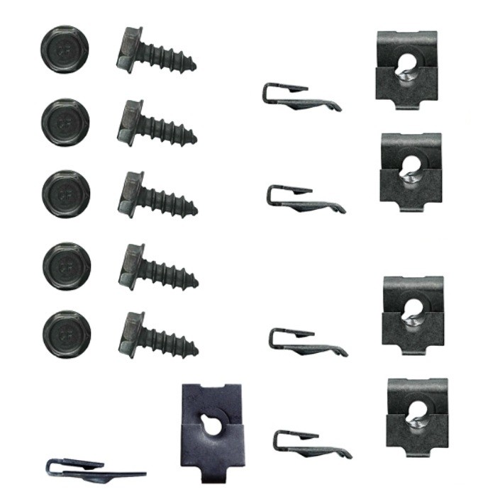 1965 Shelby Mustang Lower Grille Mounting Hardware 10 Piece Kit Best AMK USA New