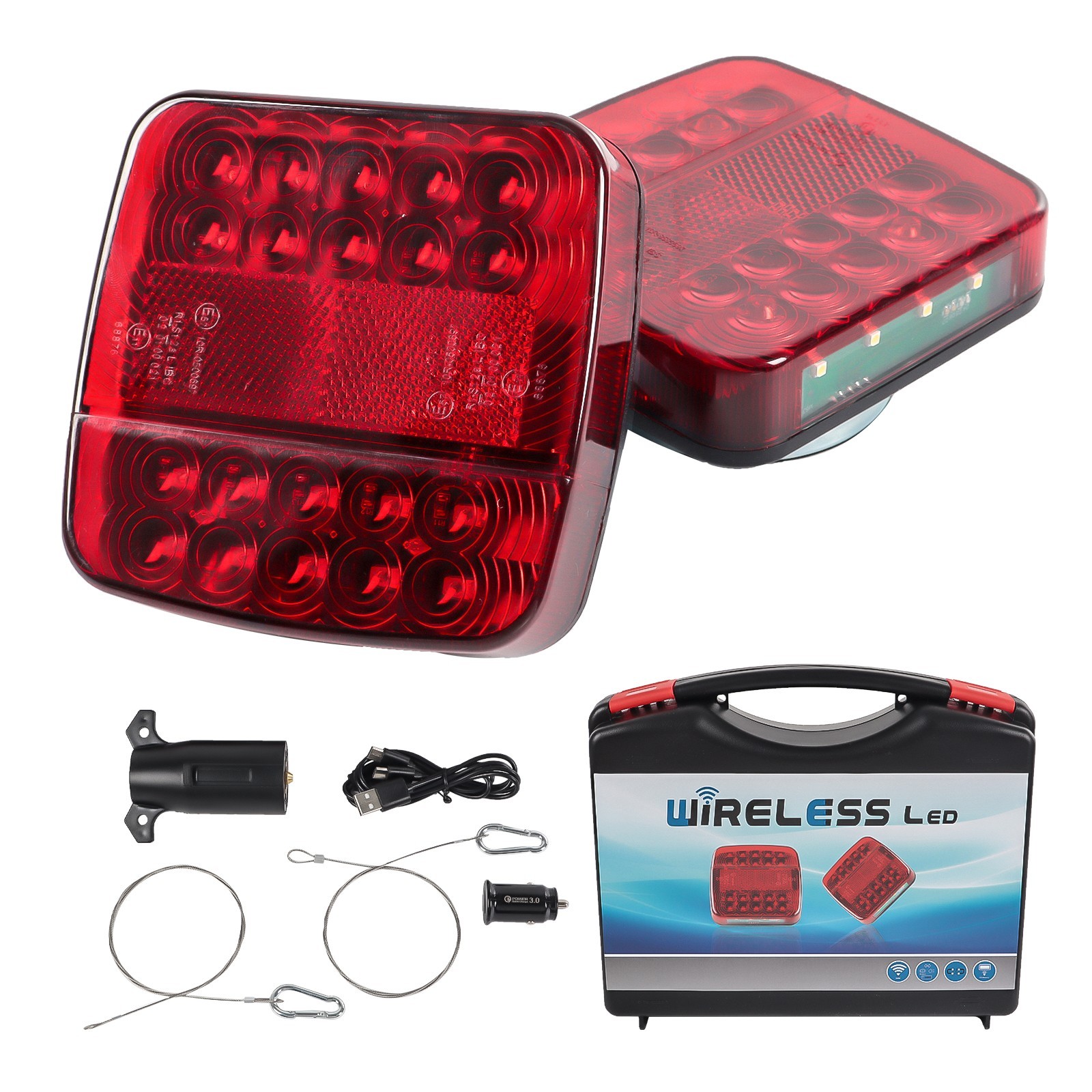 Wireless Magnetic Trailer Lights – Rechargeable LED TailLight Kit For Trailer