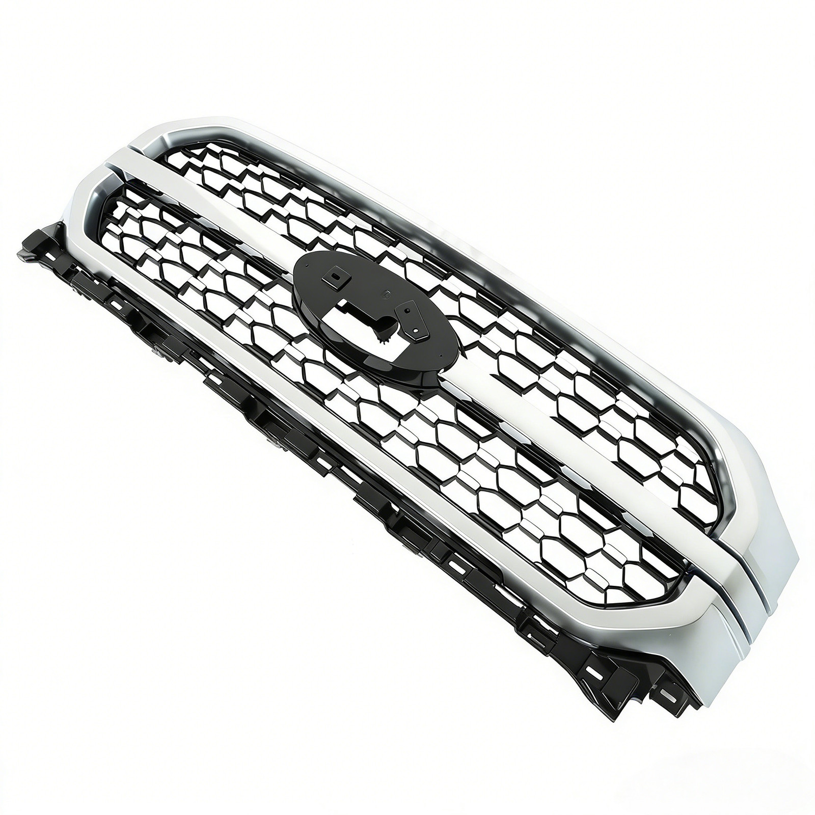 Front Upper Grille Grill Chrome Platinum For Ford F-150 2021 2022 2023 FO1200678