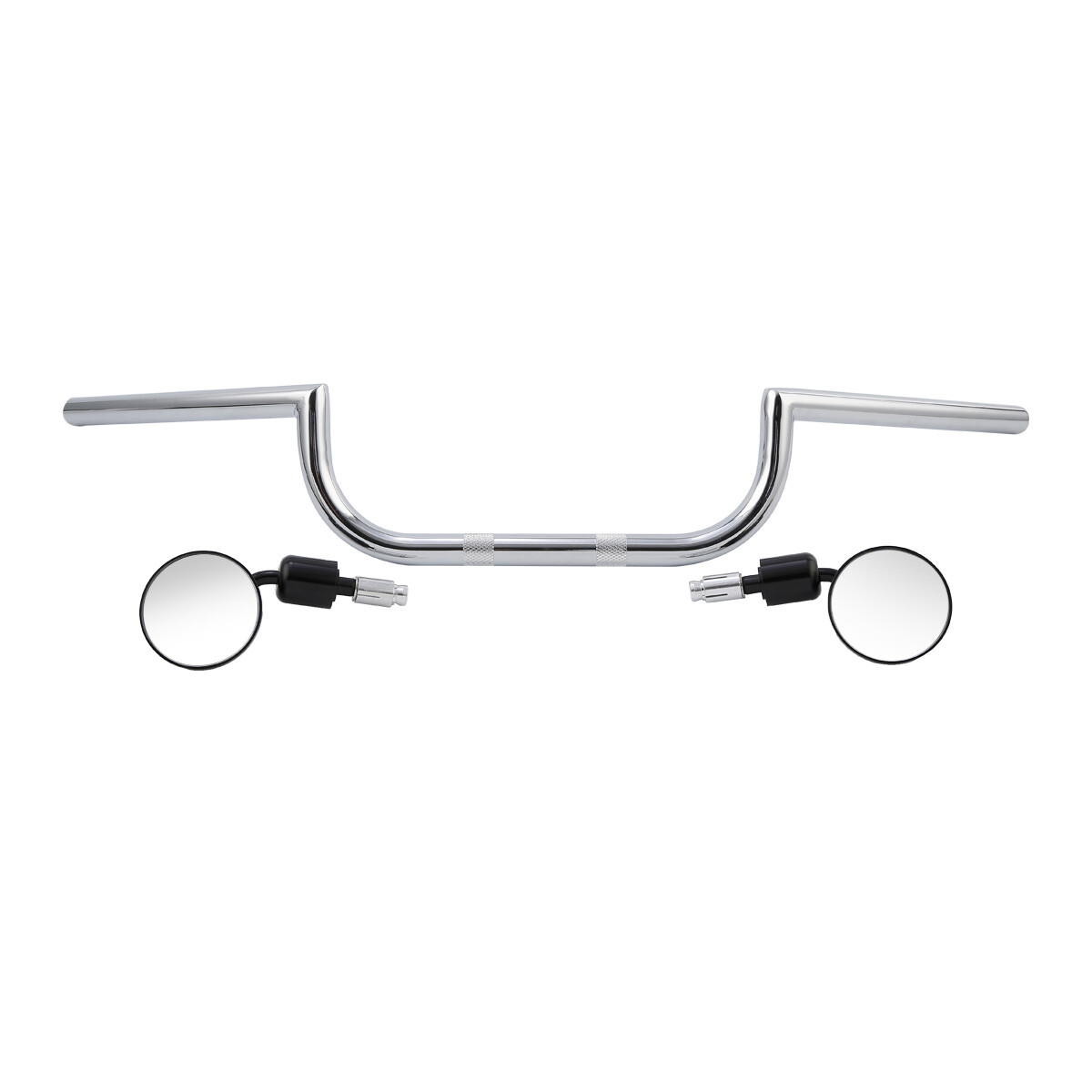 7/8″ 22mm Handlebar & Rear-View Mirrors Fit For Cafe Racer Custom Honda Chrome
