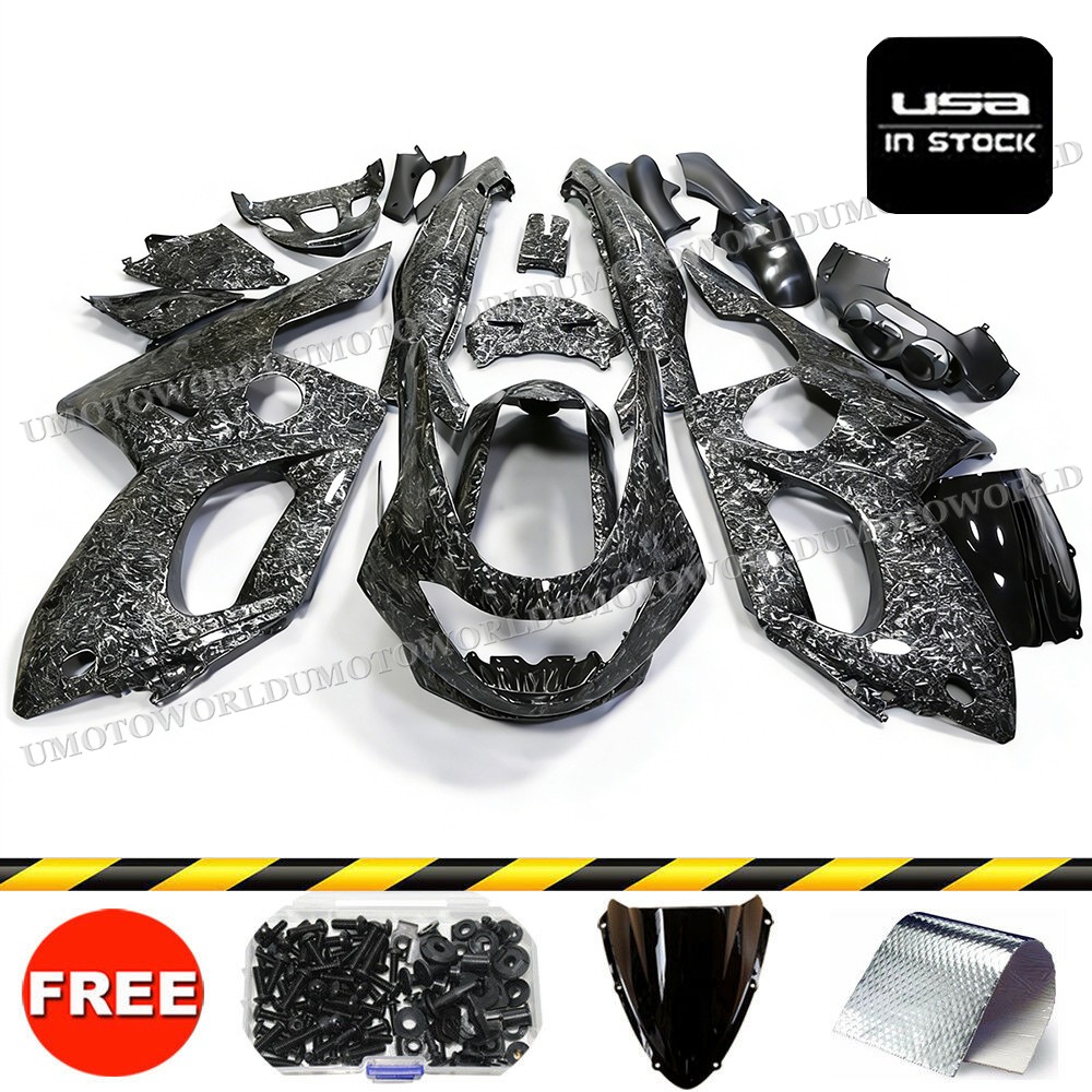 Forged Carbon Fiber ABS Injection Fairing Kit For Yamaha YZF600R 1997-2007 600R