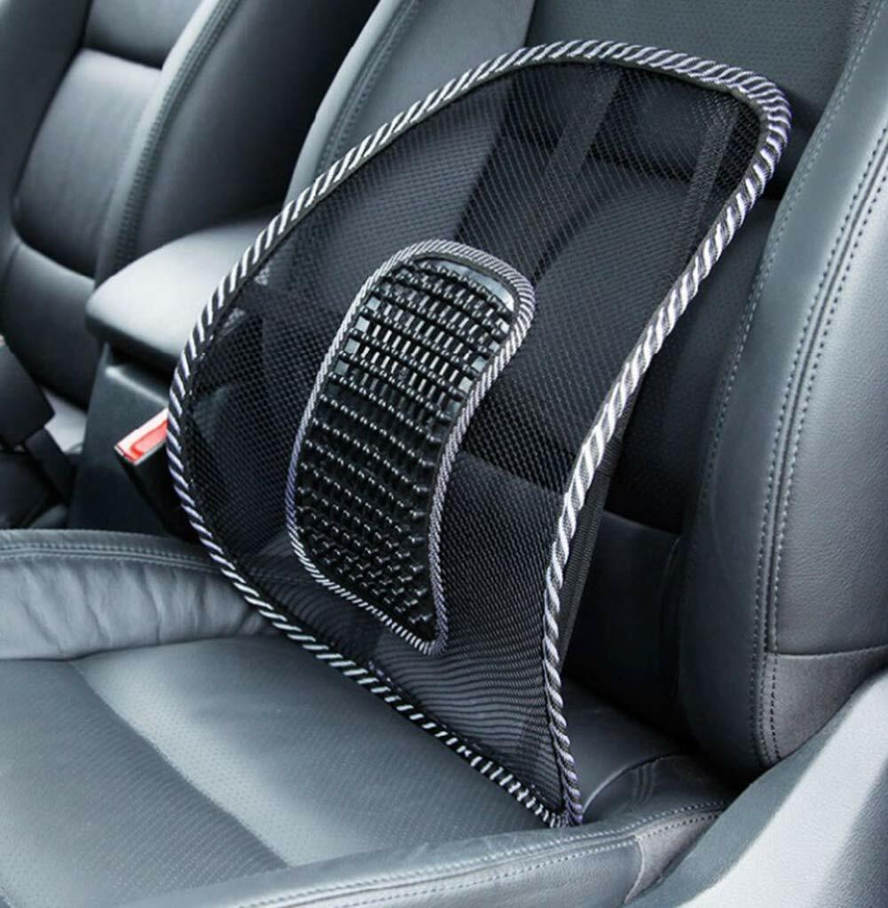 Universal 2x Mesh Back Support Lumbar Brace For Car Office Seat Chair Cushion