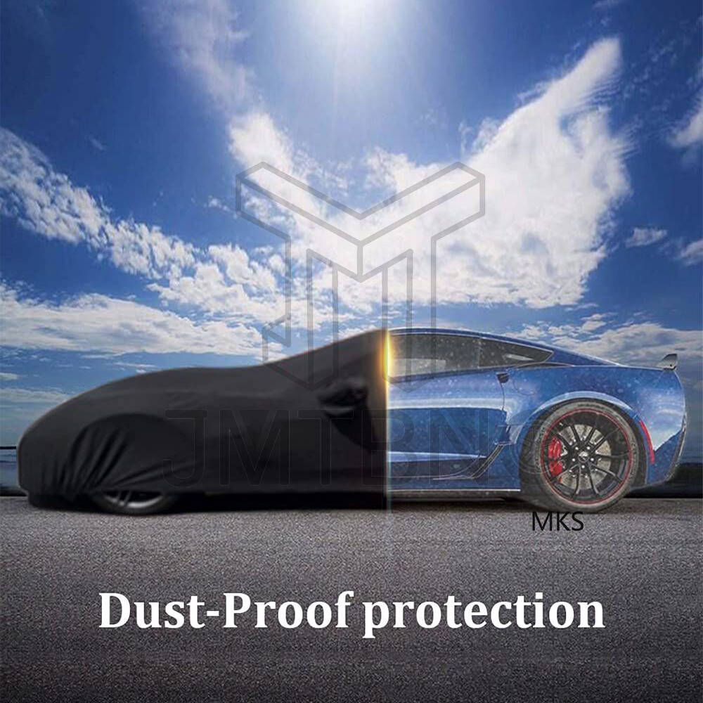 For Porsche 911 Carrera GTS Black Indoor w/Bag Stretch Stretch Car Full Cover US