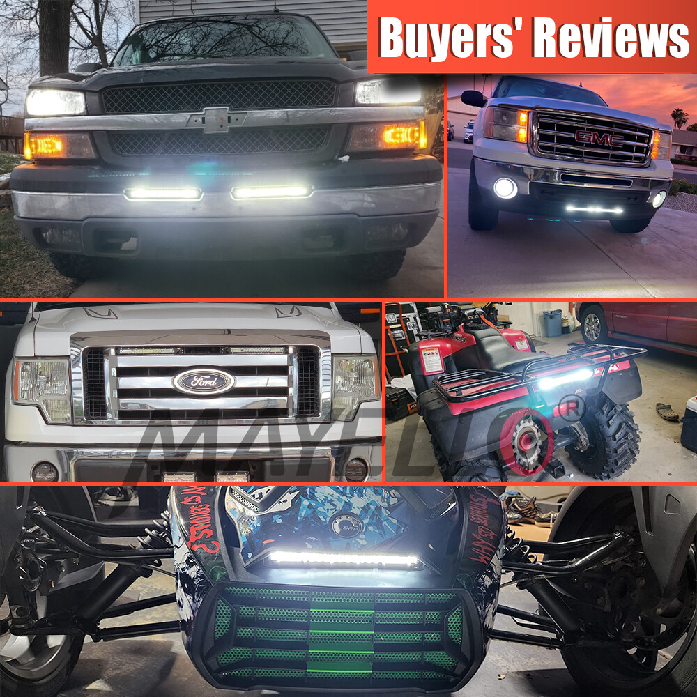 22 inch Slim Led Light Bar Spot Flood Combo Offroad UTV ATV Boat Truck DRL 20″